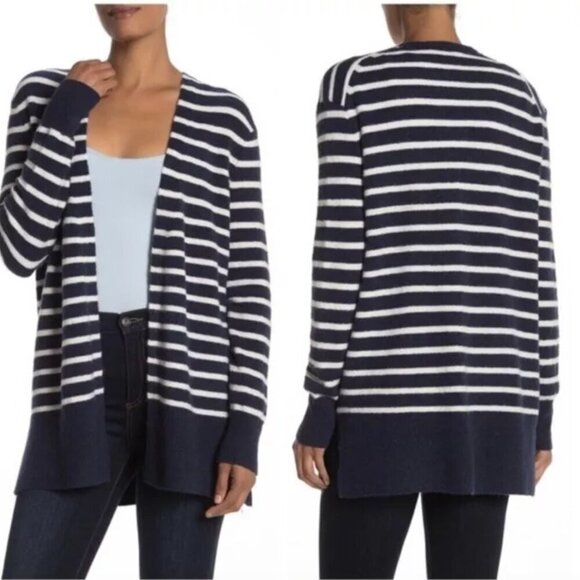Madewell Cozy Walker Striped Cardigan Sweater - Picture 6 of 6